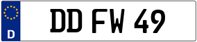 Truck License Plate